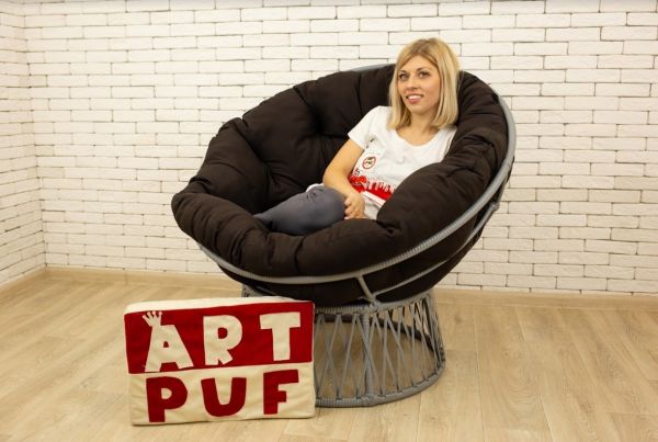 Купить плетенное круглое кресло PAPASAN в Харькове из ротанга