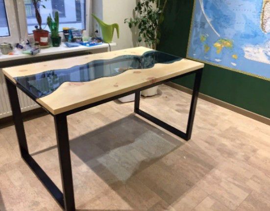 Купить стол Река из массива сосны