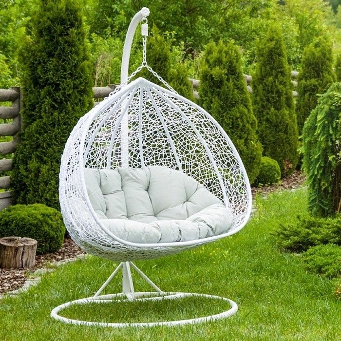 Купить подвесной лежак из ротанга