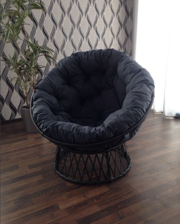 Купить небольшое круглое кресло из ротанга