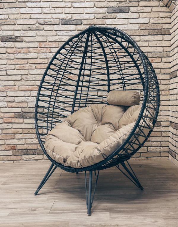 Кресло из ротанга в виде сферы (круга) купить. в Украине