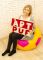 Яркий кресло мяч мешок от производителя Art-Puf