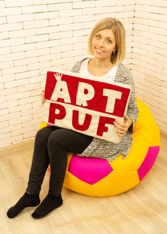 Яркий кресло мяч мешок от производителя Art-Puf