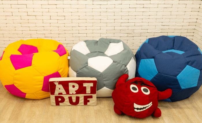 Яркий кресло мяч мешок от производителя Art-Puf