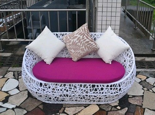 Купить диван из ротанга в стиле LOFT из ротанга в Украине