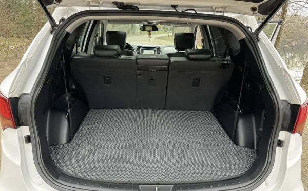 Купить автомобильный коврик eva для hyundai santa fe 3 багажник (2012 - 2018)  в Украине