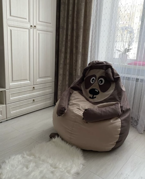 Кресло мешок груша  мишка пуф