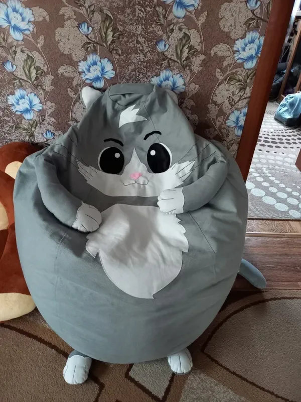 Кресло кот из ткани оксфорд детский кресло груша