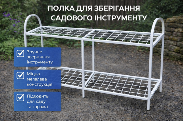 Стойка для садового инструмента  подставка для садового инвентаря