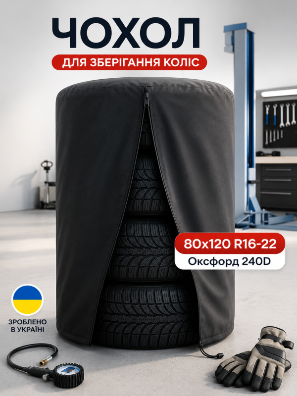 Защитный чехол для хранения колес R16-22