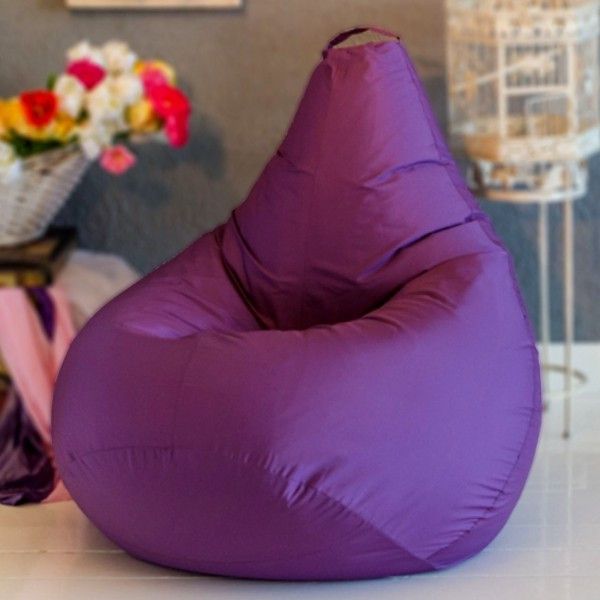 Купить bean bag грушу фиолетового цвета