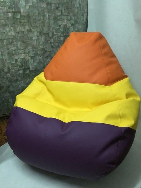 Кресло груша из экокожи