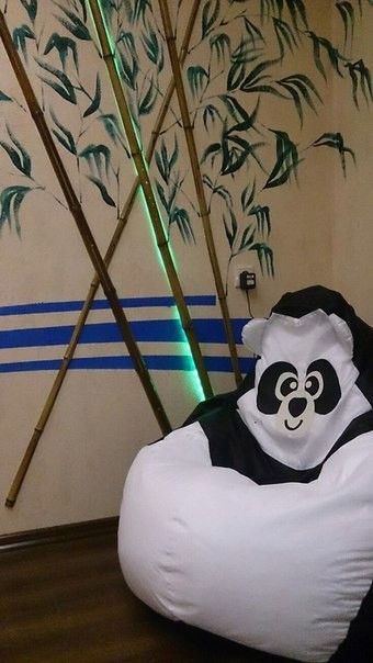 Кресло мешок груша детская панда
