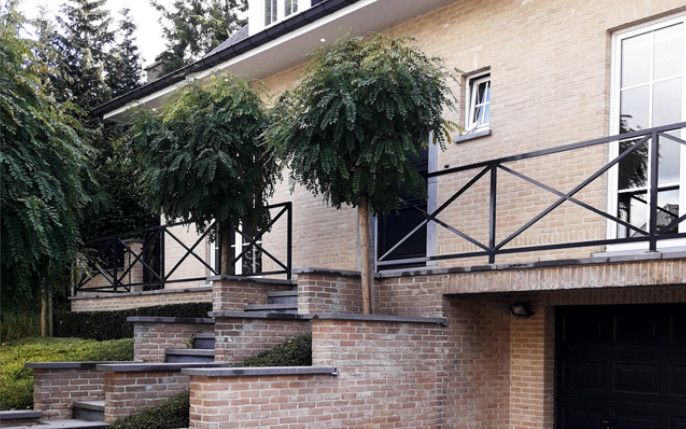 Купить ограждение для террасы из металла в стиле LOFT