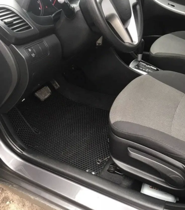 Купить защитные коврики ЕВА для салона авто  hyundai verna (2010 - 2017) год