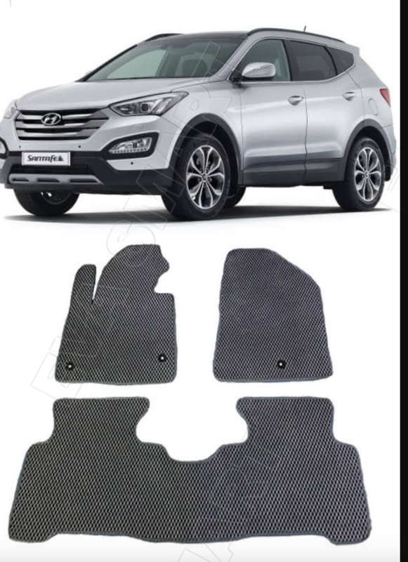Купить автомобильный коврики eva для hyundai santa fe 3 grand (2012 - 2018) год в Украине